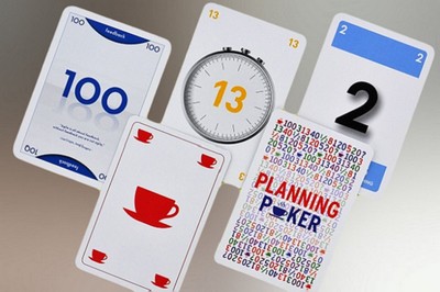 planning pokerkaarten met eigen logo